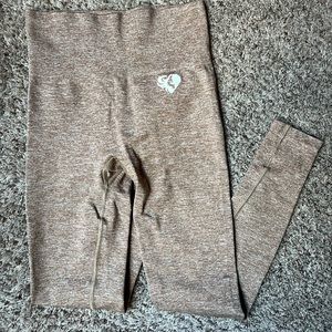 Womens best tan Marl leggings